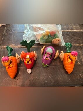 Vintage 1988 Jim Henson Fraggle Rock McDonald’s Toys Complete Set of 4 + 1 Extra
